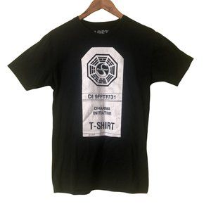 LOST Dharma Initiative T-shirt Black Size Small